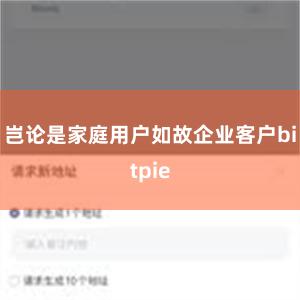 岂论是家庭用户如故企业客户bitpie